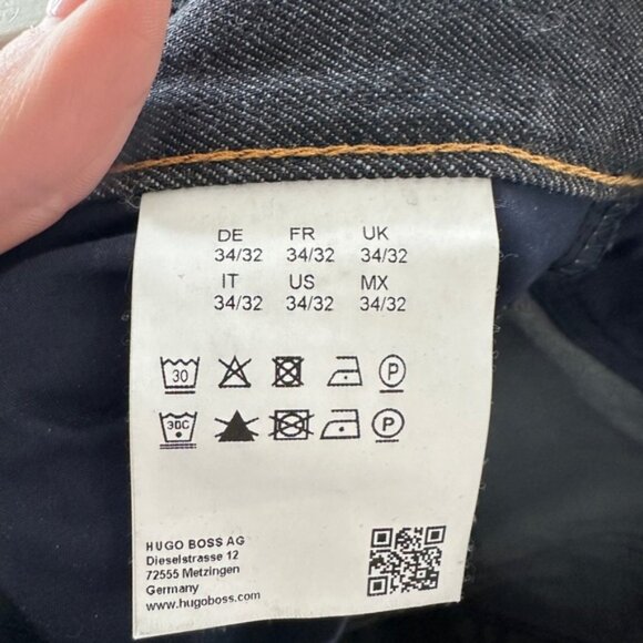 Hugo Boss Green Label Men’s Kansas Straight Leg Jeans – Size 34x32 - Picture 2 of 11